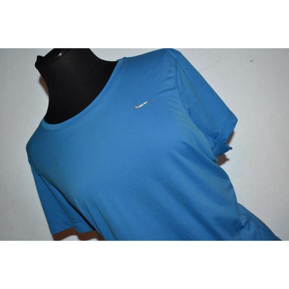 Nike Tops - 25819-a Nike Gym Shirt Running Workout Blue Polyester Size 1X Plus Womens
